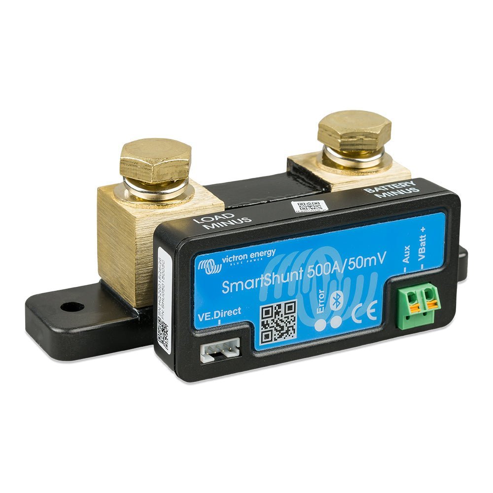 Victron SmartShunt 500AMP/50MV Bluetooth Smart Battery Shunt - Clinch River Fishing USA