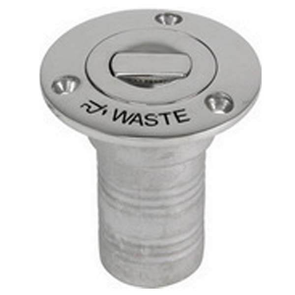 Whitecap Industries Push-Up S.S. Deck Fill-Waste