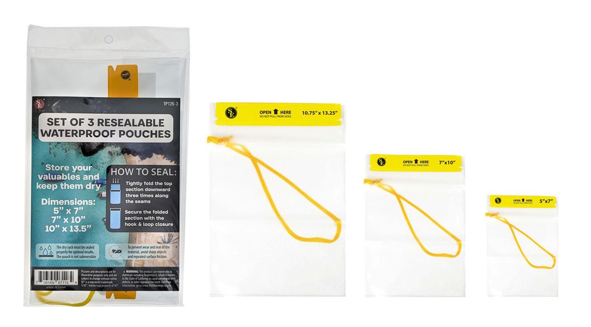 Waterproof Utility Pouch, Set of 3 - Clinch River Fishing USA