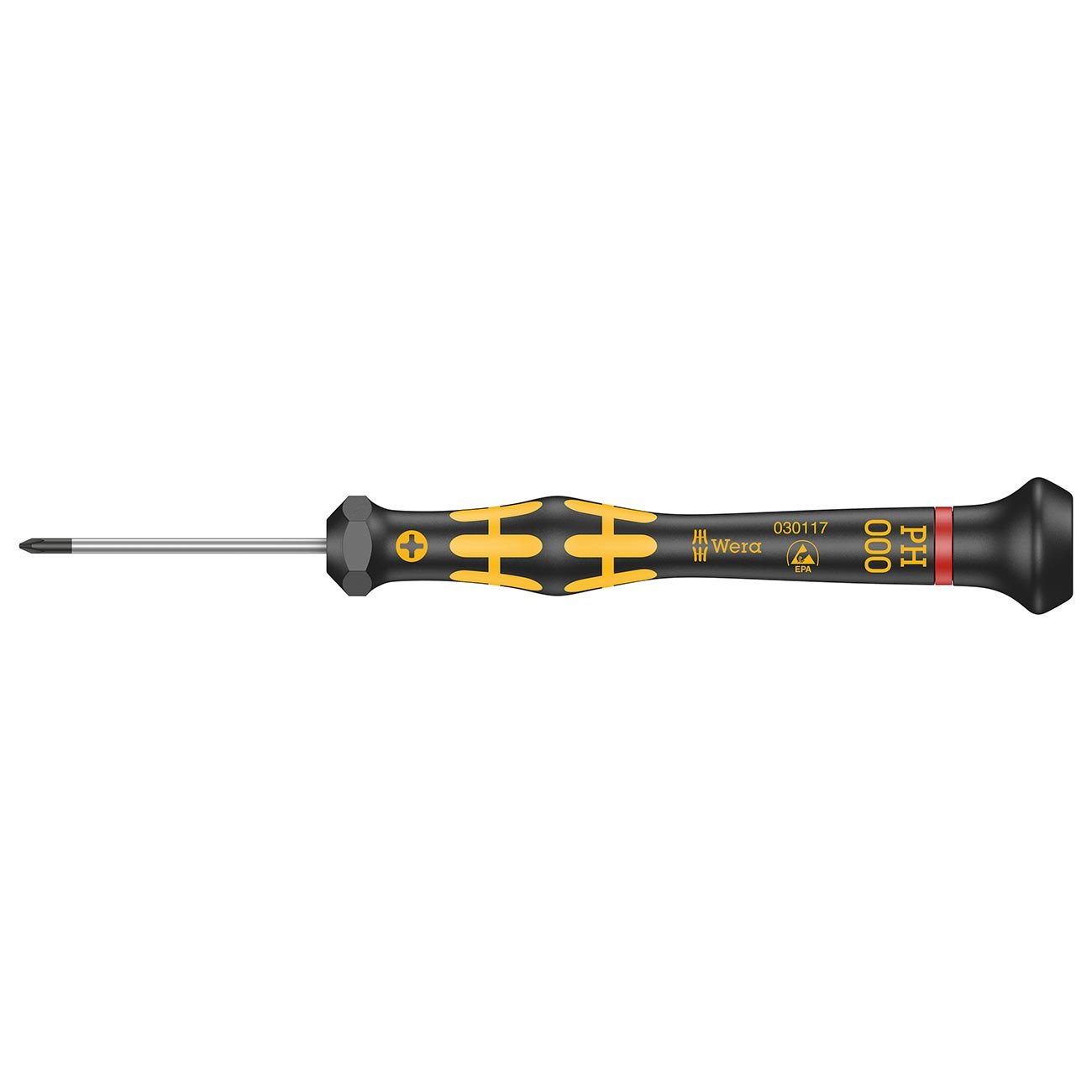 Wera ESD - Safe Micro Screwdriver: Phillips PH 000 x 40mm (Optimized for Asian PH Screws) - Clinch River Fishing USA