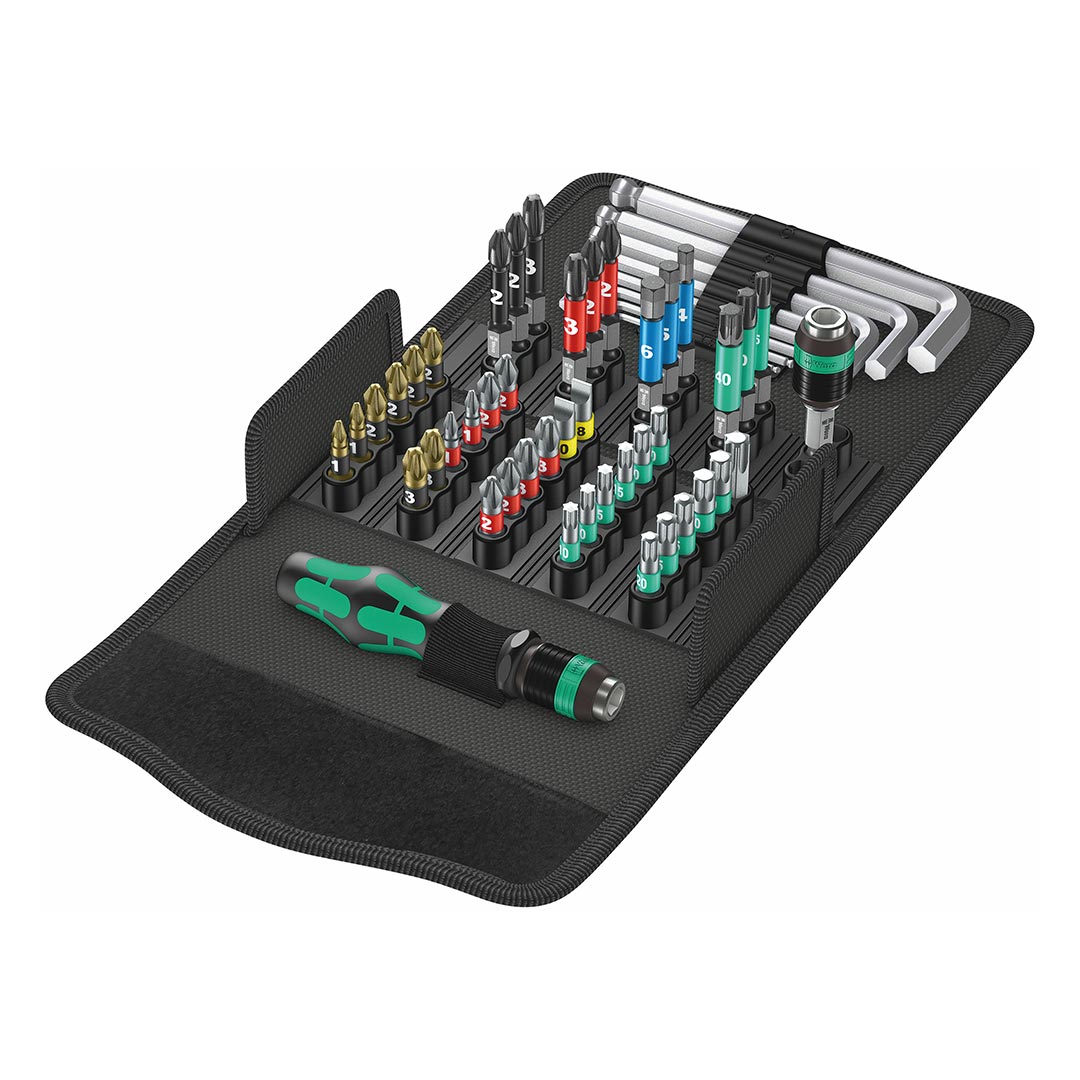 Wera Heavy Duty Bit Set with Driver (52 - Piece) - Clinch River Fishing USA