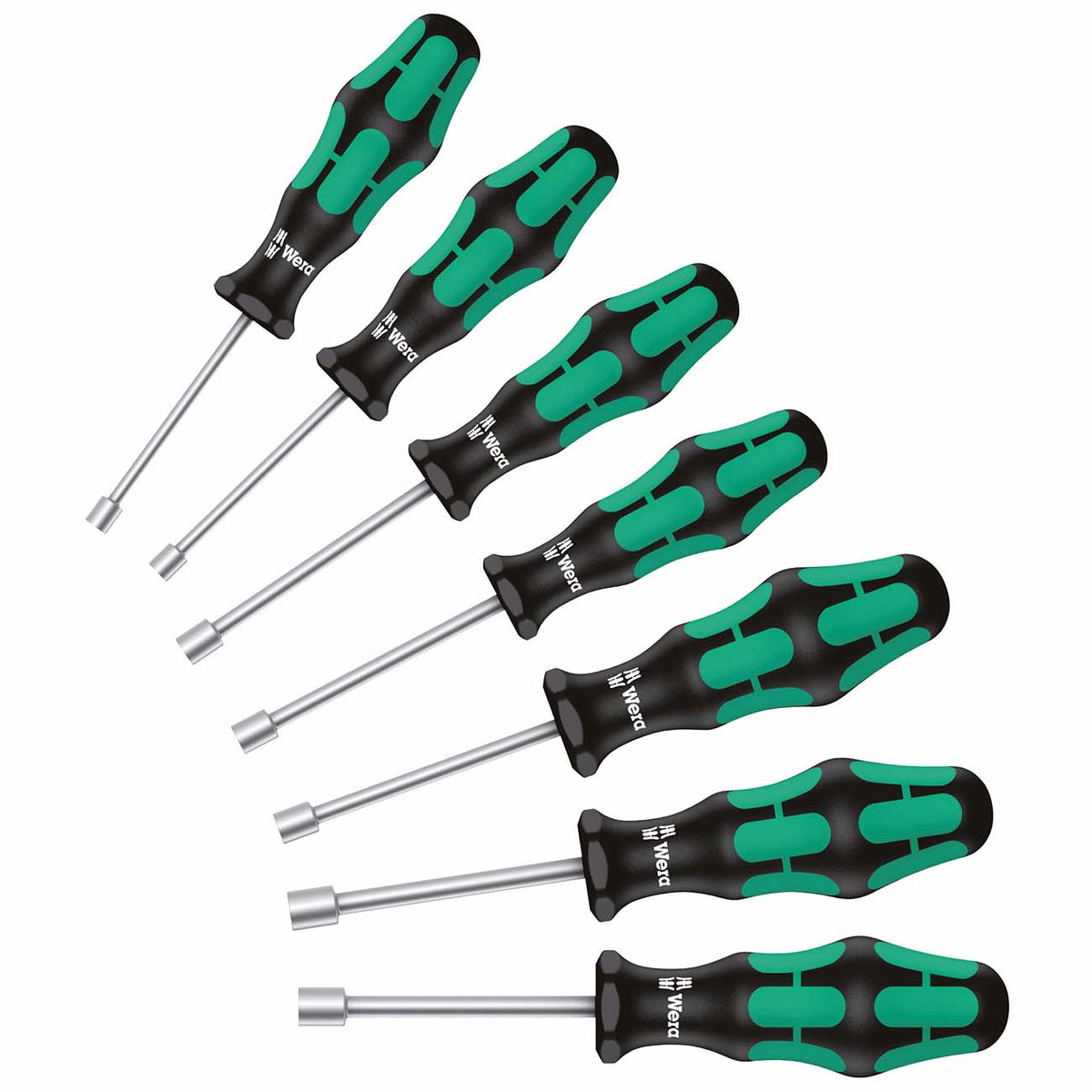 Wera Hollow Shaft SAE Nutdriver Set (7 Piece) - Clinch River Fishing USA