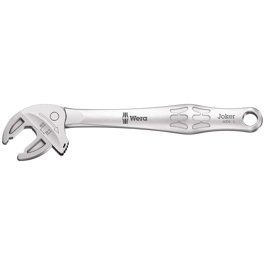 WERA Joker L Self - Setting Combination Wrench: 16 - 19mm 5/8" - 3/4" - Clinch River Fishing USA