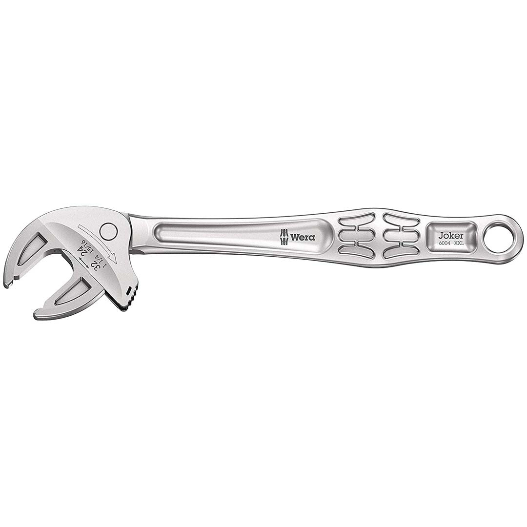 WERA Joker XXL Self - Setting Combination Wrench: 24 - 32mm 15/16" - 1 - 1/4" - Clinch River Fishing USA