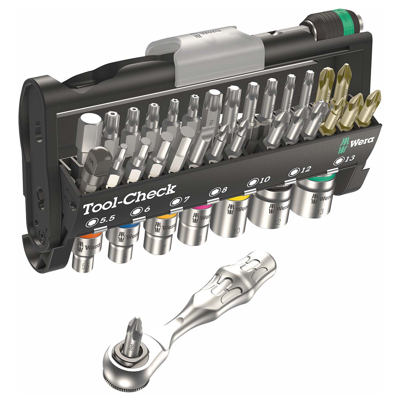 Wera Metric 1/4" Socket/Bit Driver Set (38 - Piece) - Clinch River Fishing USA