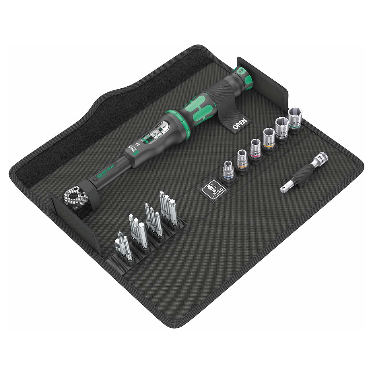 Wera Metric Click - Torque 1/4GÇ¦ Reversible Bit Wrench & Bit Set (20 Piece) - Clinch River Fishing USA