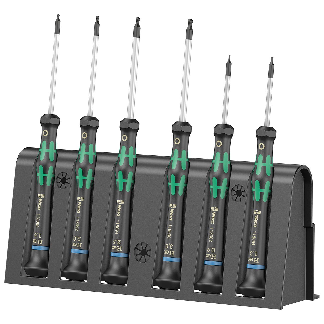 Wera Micro Precision METRIC HEX - Plus Screwdriver Set with Storage Rack (6 - Piece) - Clinch River Fishing USA
