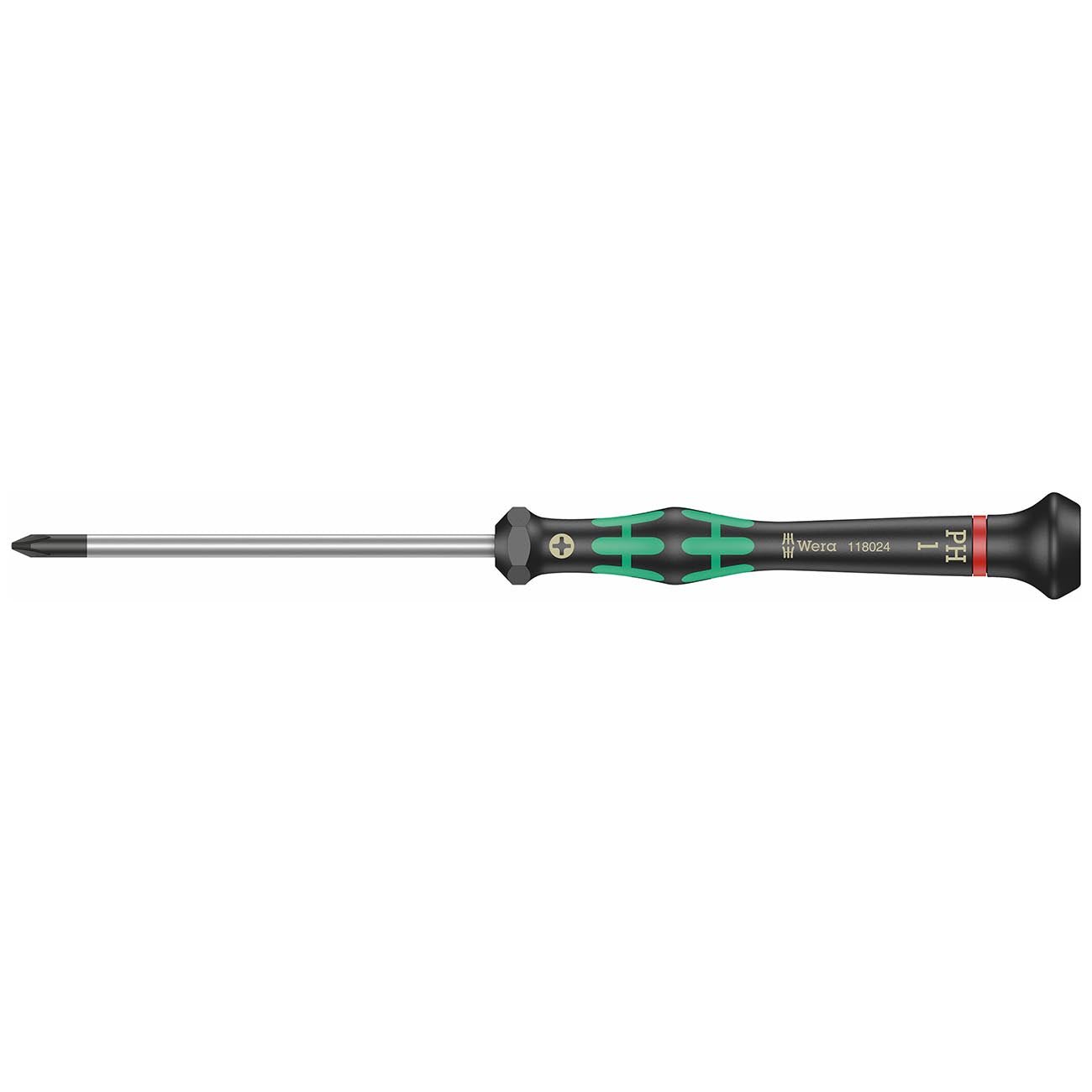 Wera Micro Precision Phillips Screwdriver - PH 1 x 80mm - Clinch River Fishing USA
