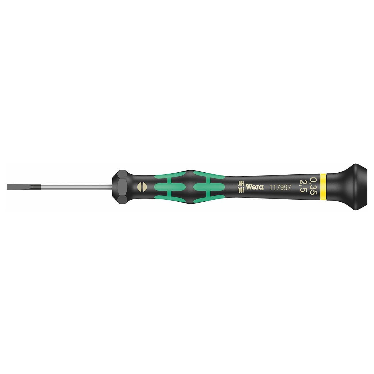 Wera Micro Precision Slotted Screwdriver - 0.40 x 2.5 x 80mm - Clinch River Fishing USA