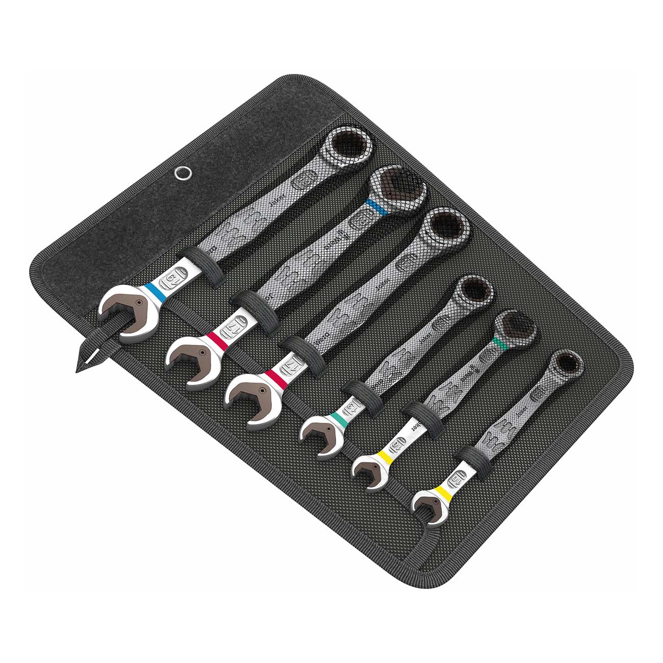 Wera Ratcheting Combination / Double Open - Ended Metric Wrenches (6 Piece Set) - Clinch River Fishing USA