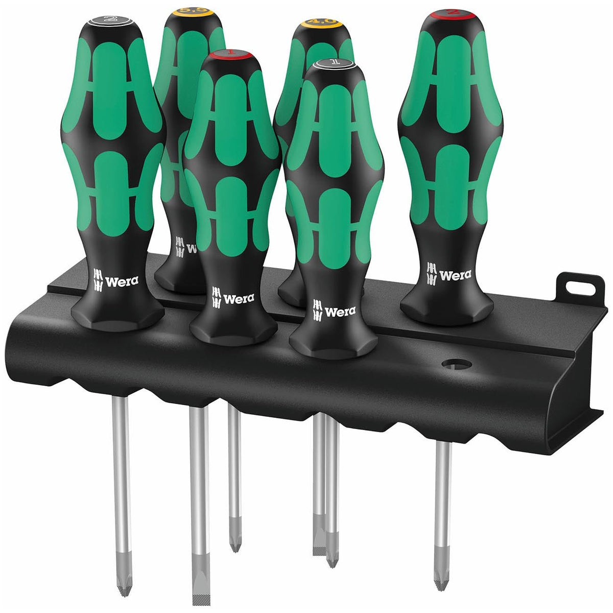 Wera Screwdriver Set with Lasertip and Rack (6 Piece Set) - Clinch River Fishing USA