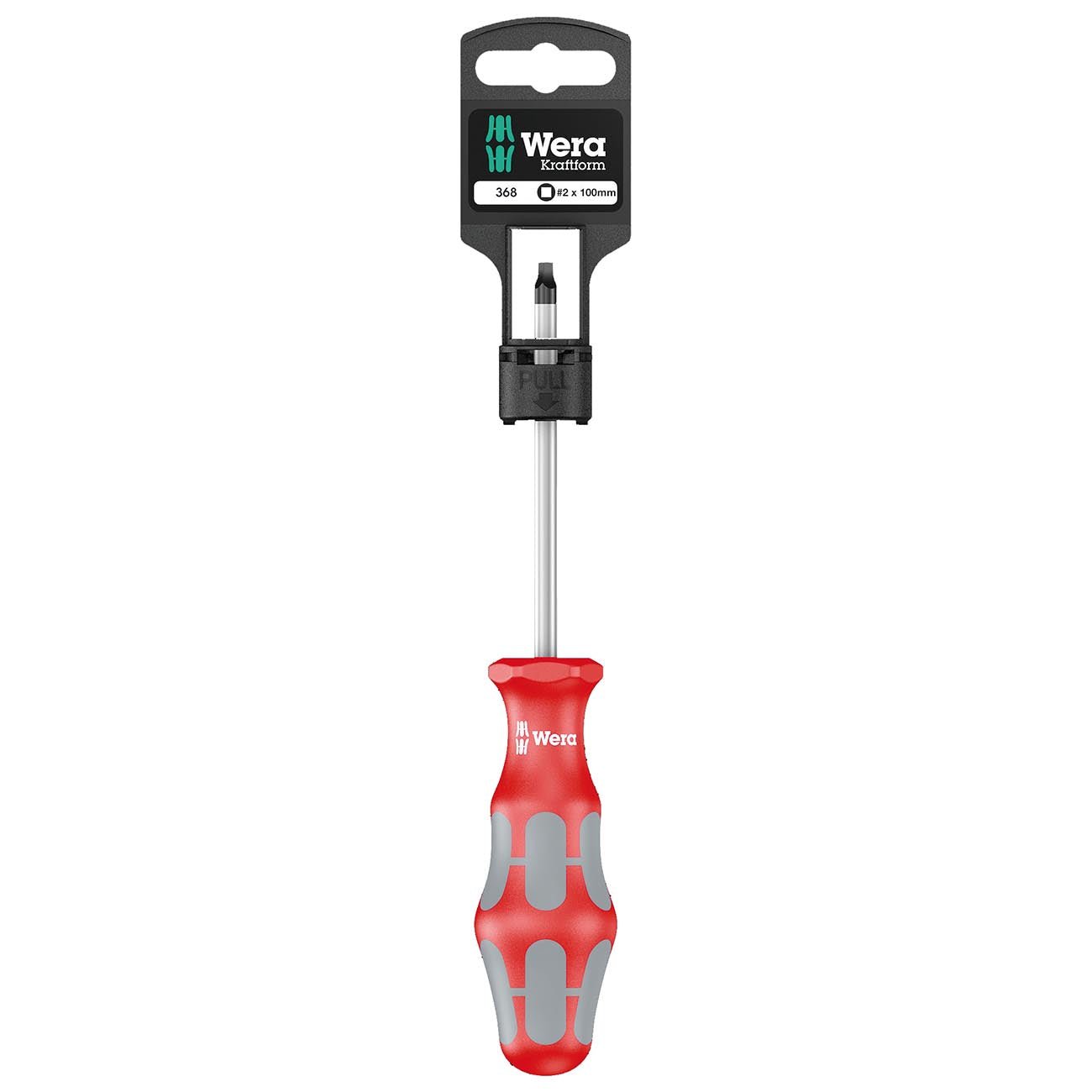 Wera Screwdriver: Square SQ 1 x 80mm (On Hang - Tag) - Clinch River Fishing USA