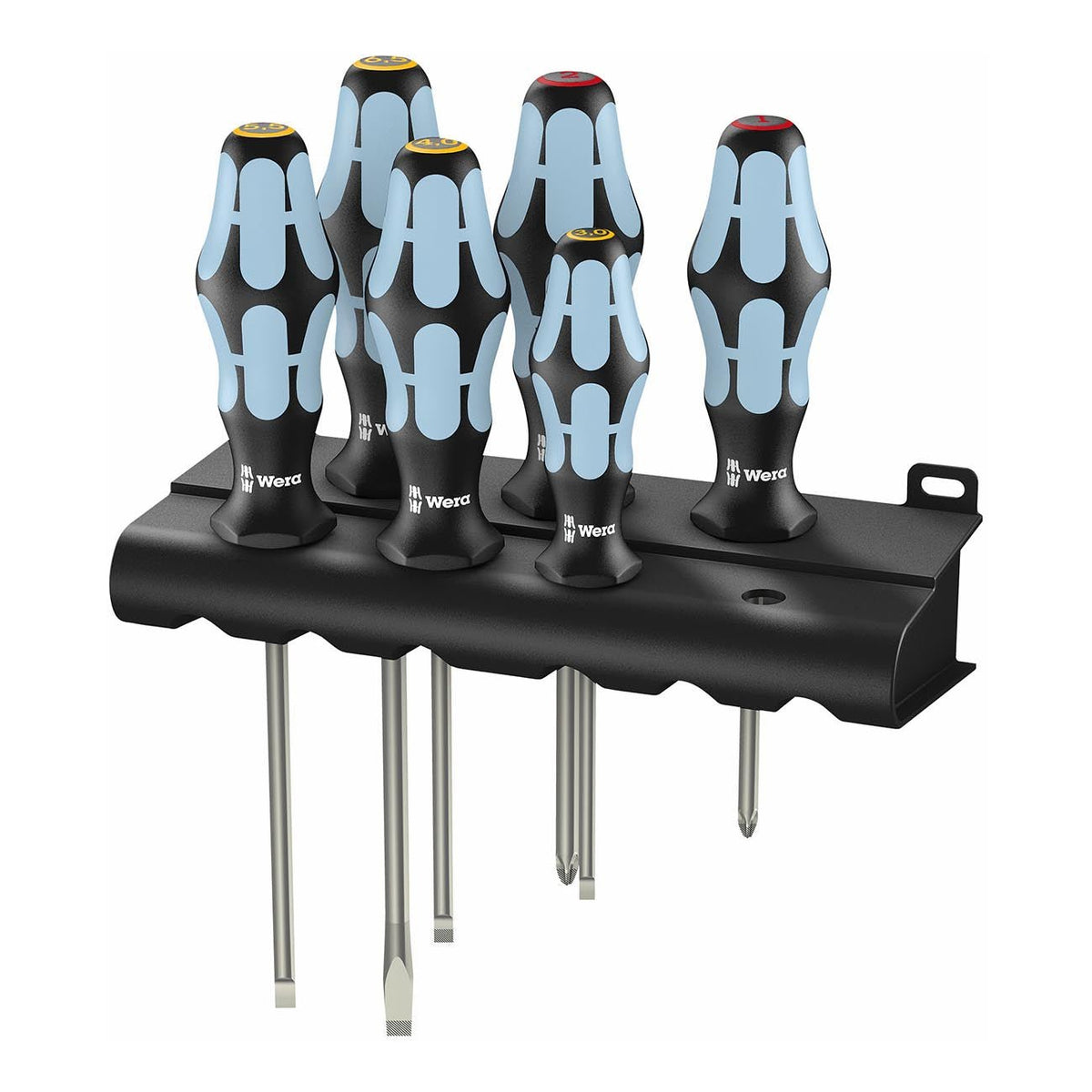 Wera Stainless Steel Screwdriver Set and Rack (6 Piece Set) - Clinch River Fishing USA