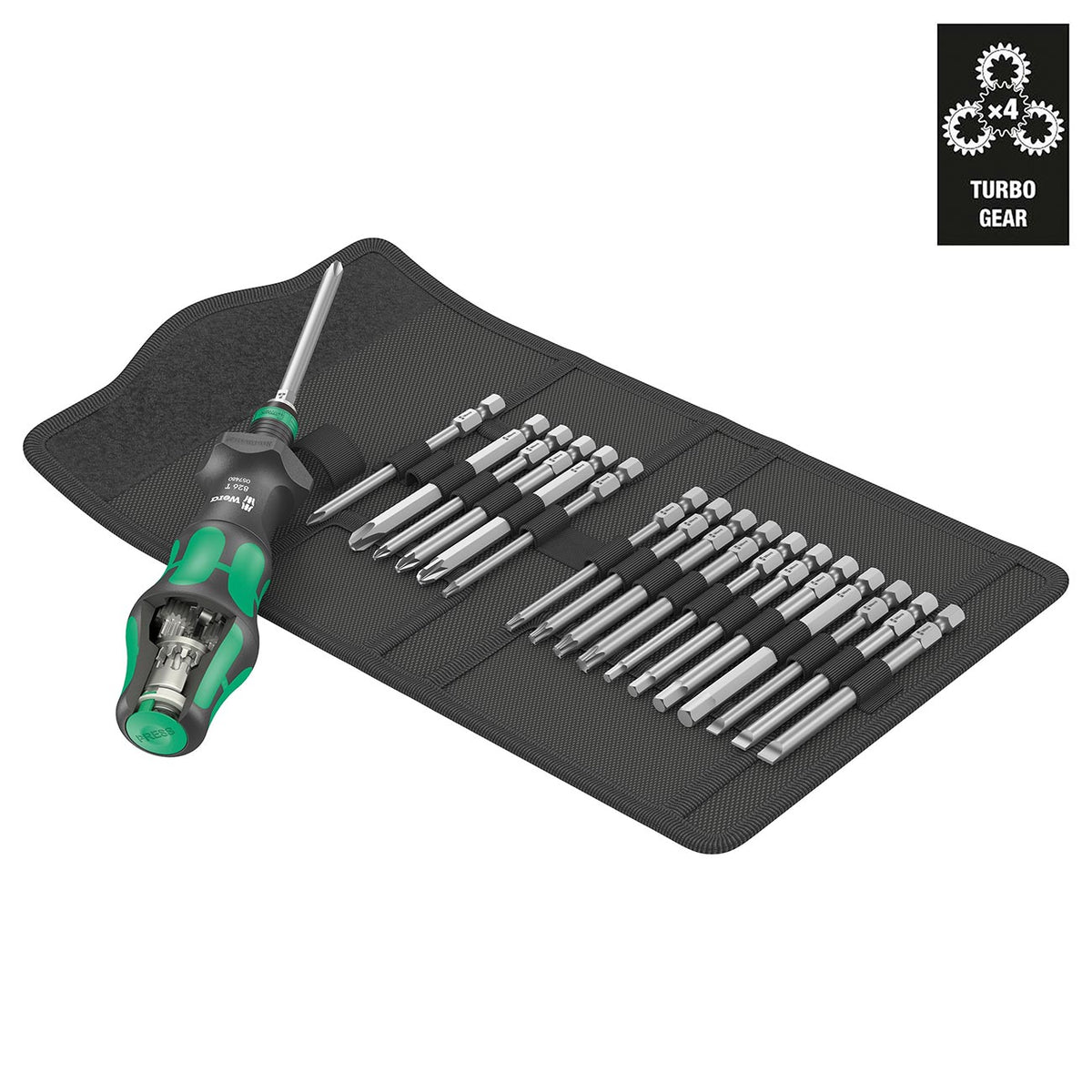 Wera Turbo Bit Driver and Bit Set (19 Piece) - Clinch River Fishing USA
