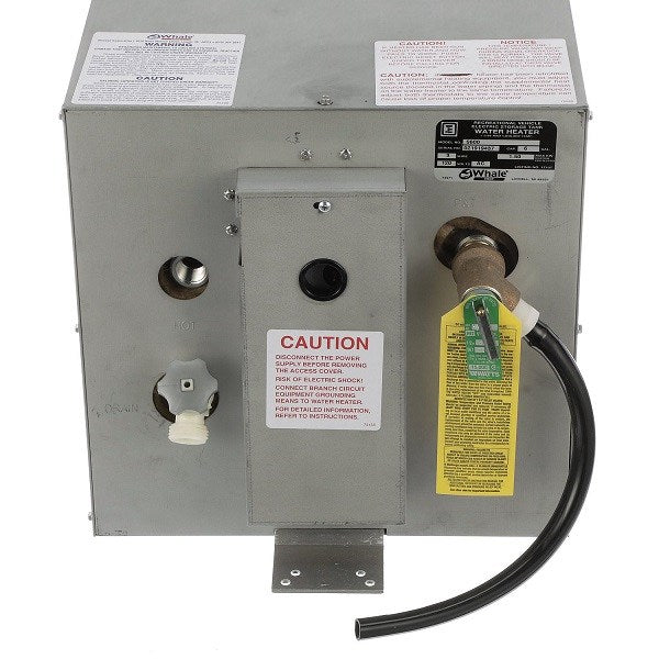 Whale 120V 6 Gallon Galvanized Water Heater - Rear Exchange