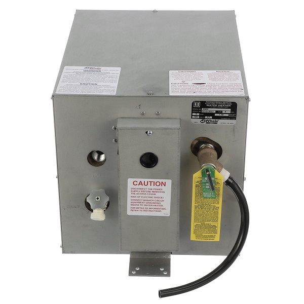 Whale 120V 6 Gallon Galvanized Water Heater - Rear Exchange