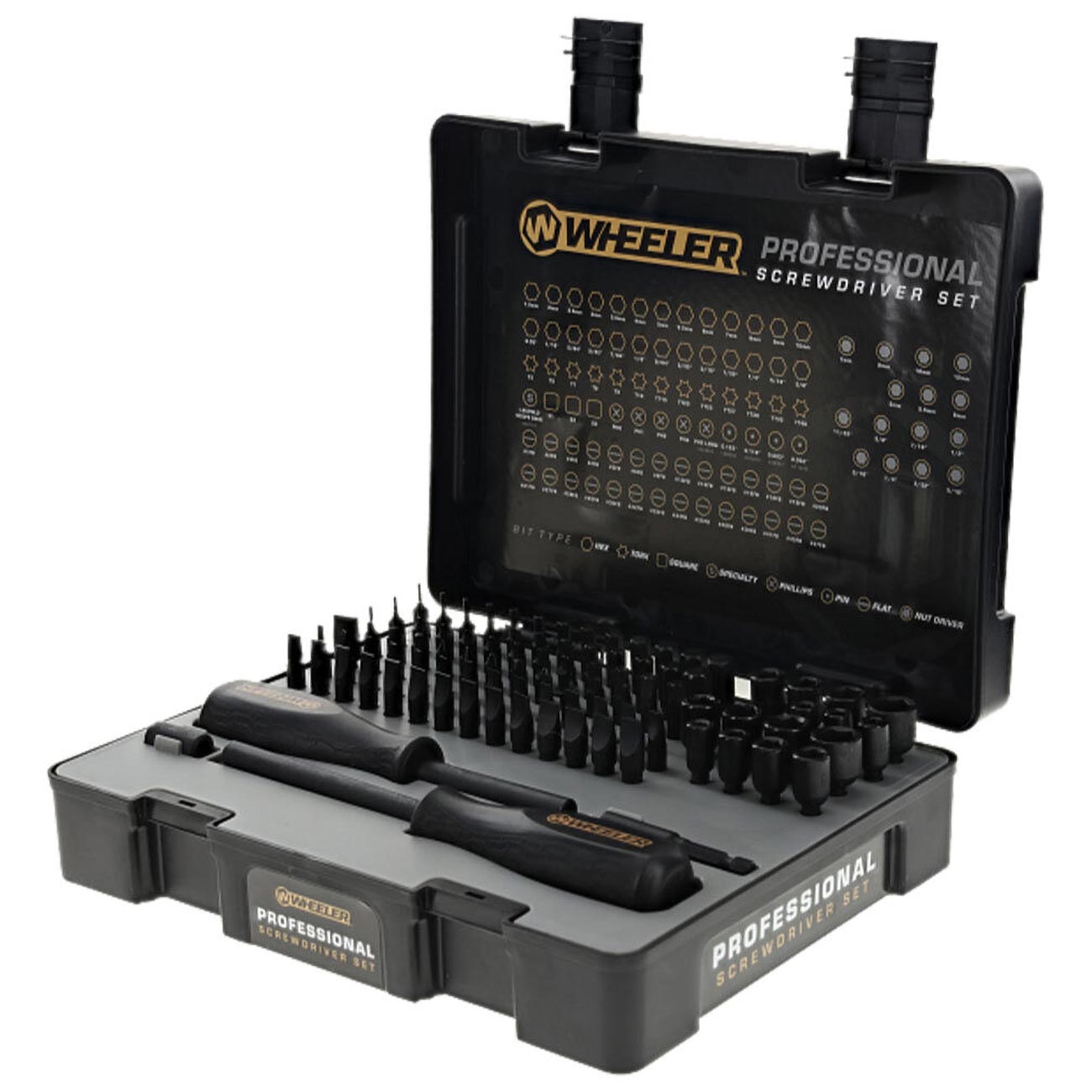 Wheeler 100 Piece Professional Screwdriver Set - Clinch River Fishing USA