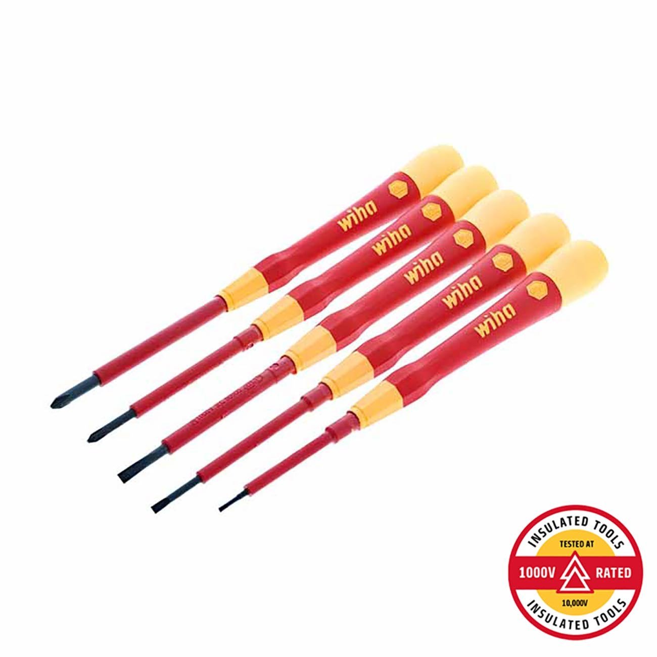 Wiha 5 Piece Insulated PicoFinish Precision Screwdriver Set - Clinch River Fishing USA
