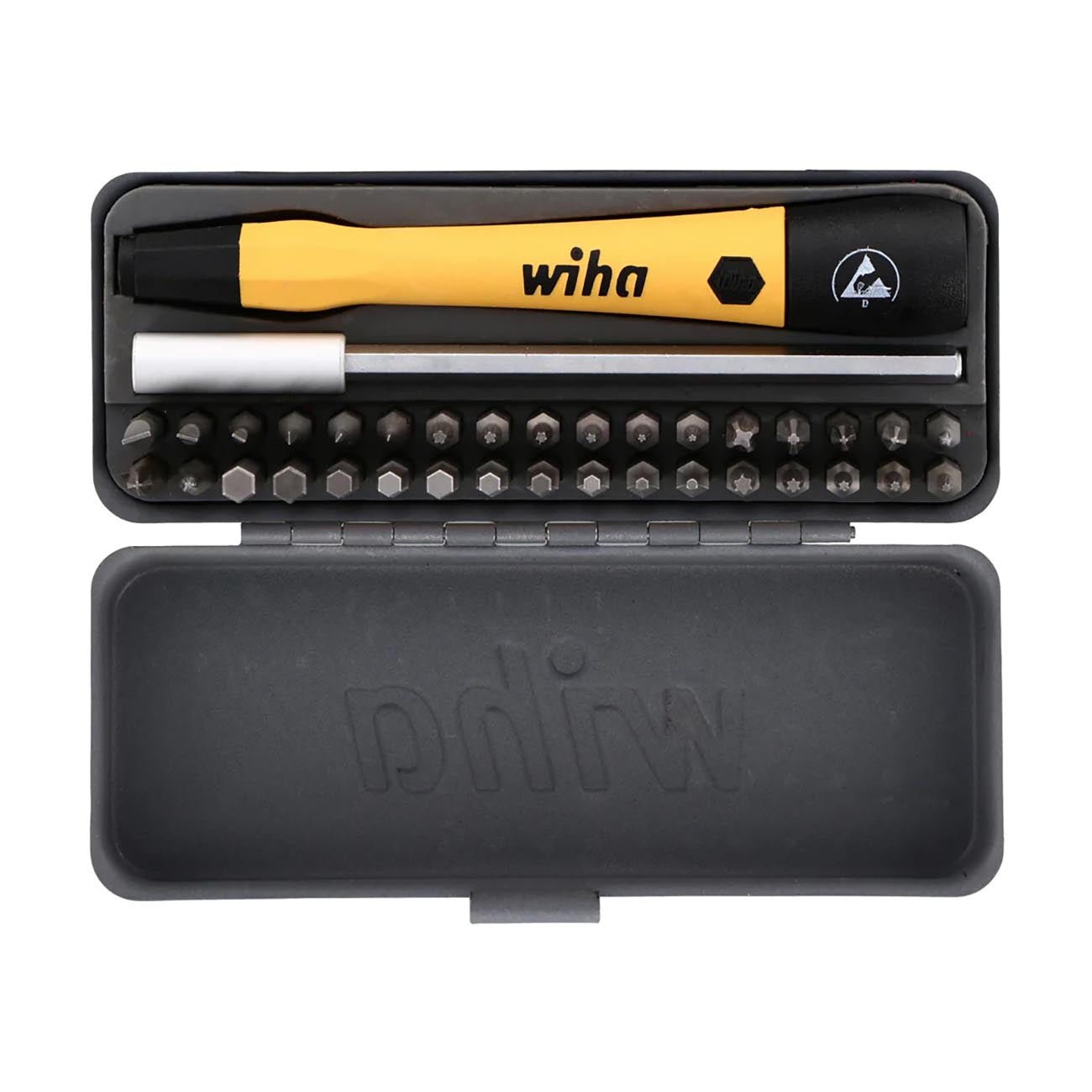 Wiha GoBox Electronics ESD Precision Micro Bit Set (36 Piece Set) - Clinch River Fishing USA