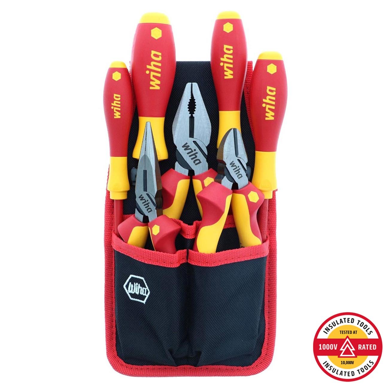 Wiha Insulated Industrial Pliers and Screwdriver Set - 7 Piece Set - Clinch River Fishing USA