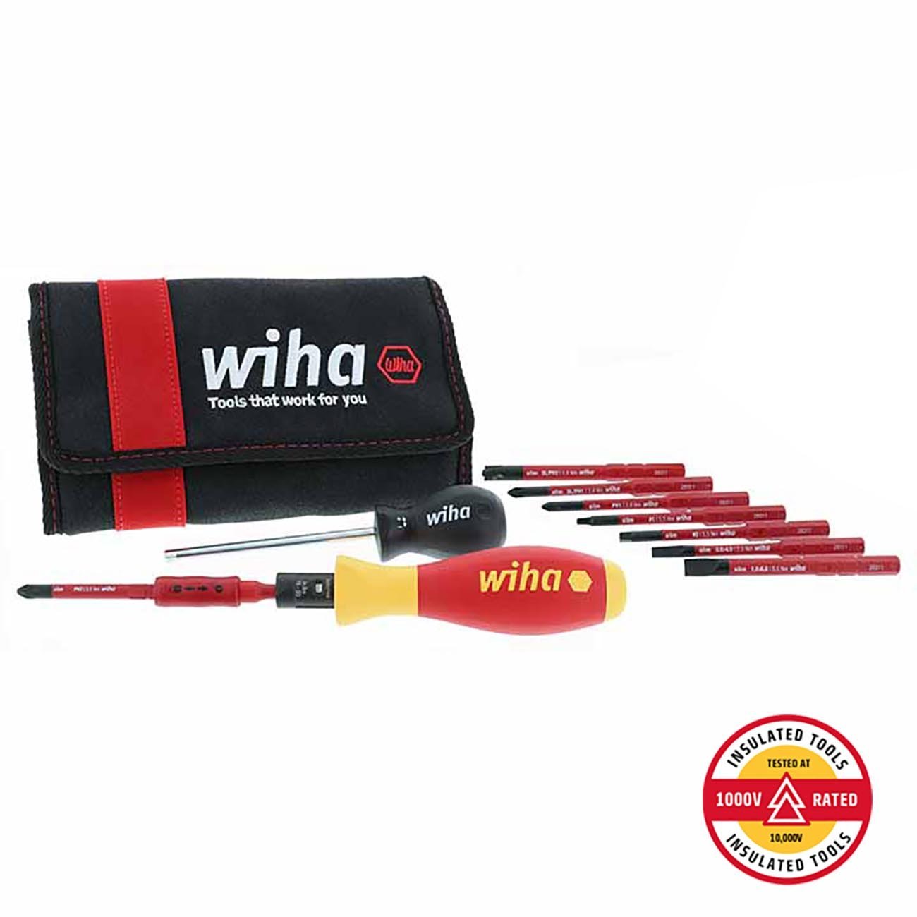 Wiha Insulated TorqueVarioS 10 to 50 In/lbs and SlimLine Blade Set (11 Piece Set) - Clinch River Fishing USA