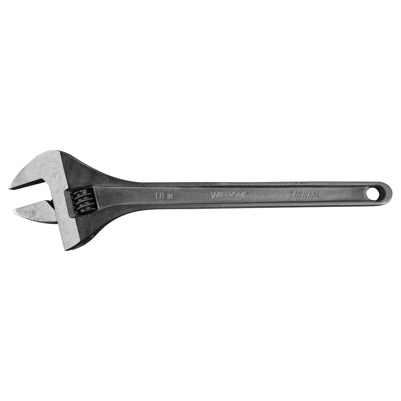 Williams Heavy Duty 18" Adjustable Wrench with Black Phosphate Finish - Clinch River Fishing USA