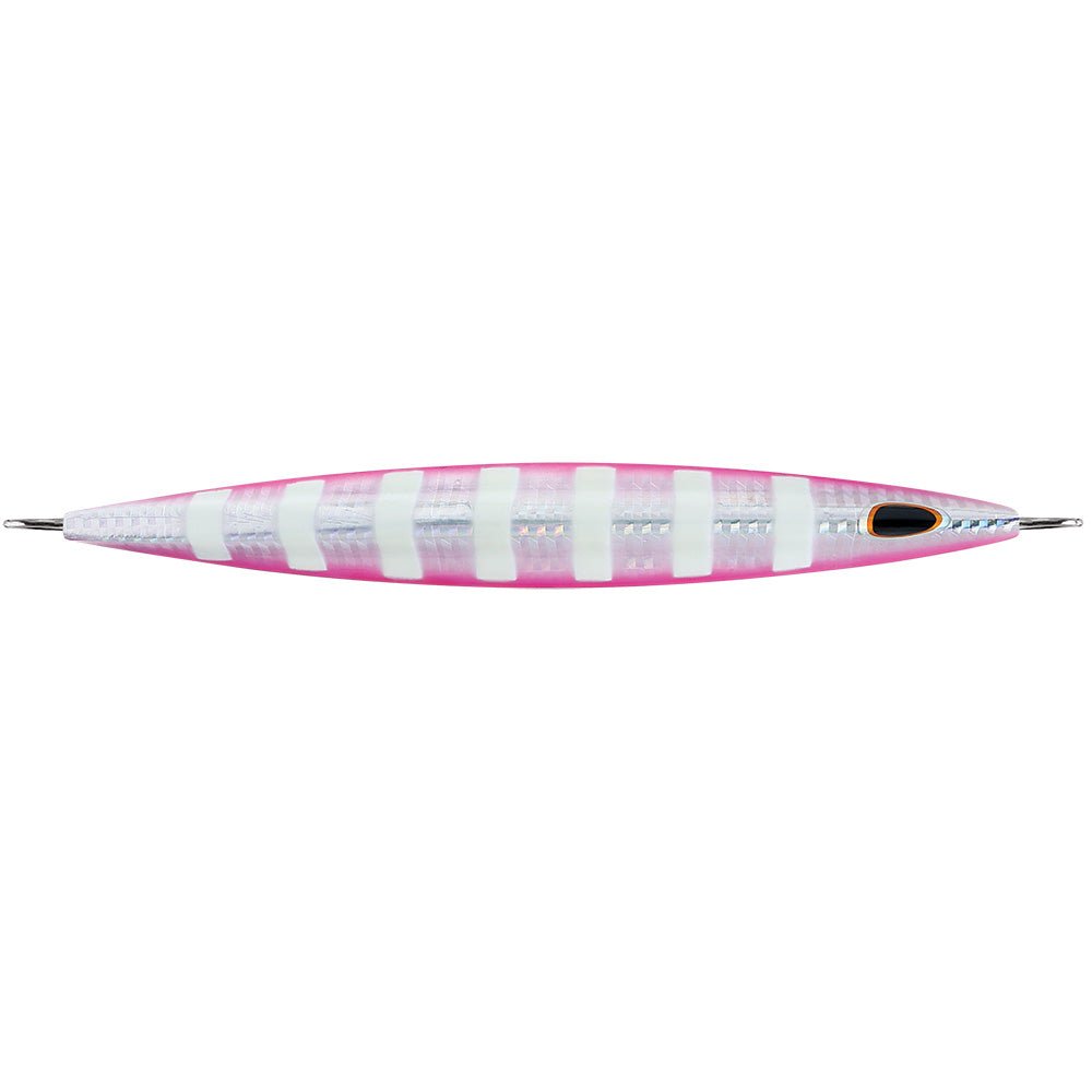 Williamson Kensaki 280 Jig - 7.25" - 9-7/8oz - Silver Pink Zebra - Clinch River Fishing USA