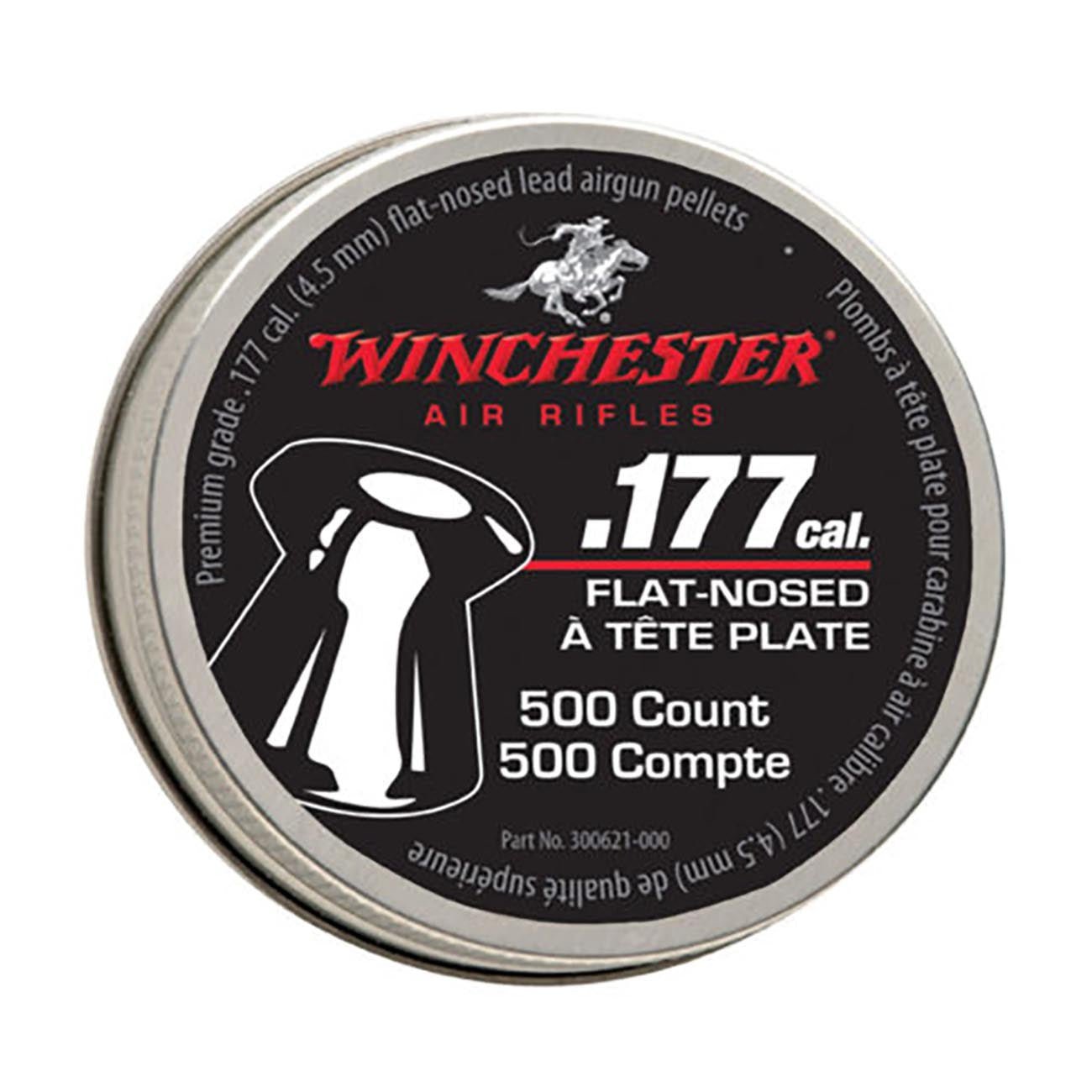 Winchester .177 Cal. Flat Lead Pellets (500 Count) - Clinch River Fishing USA