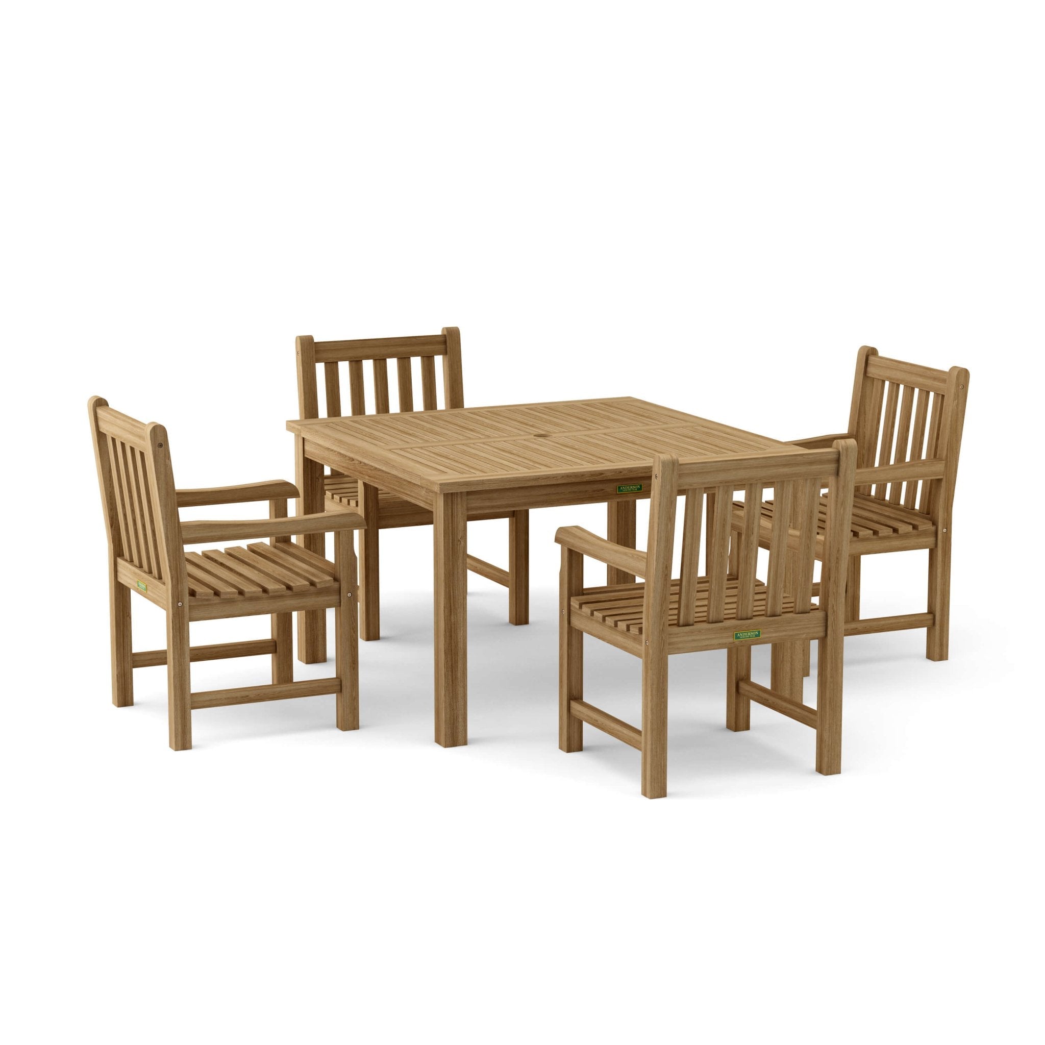 WINDSOR CLASSIC ARMCHAIR 5-PCS DINING TABLE SET - Clinch River Fishing USA