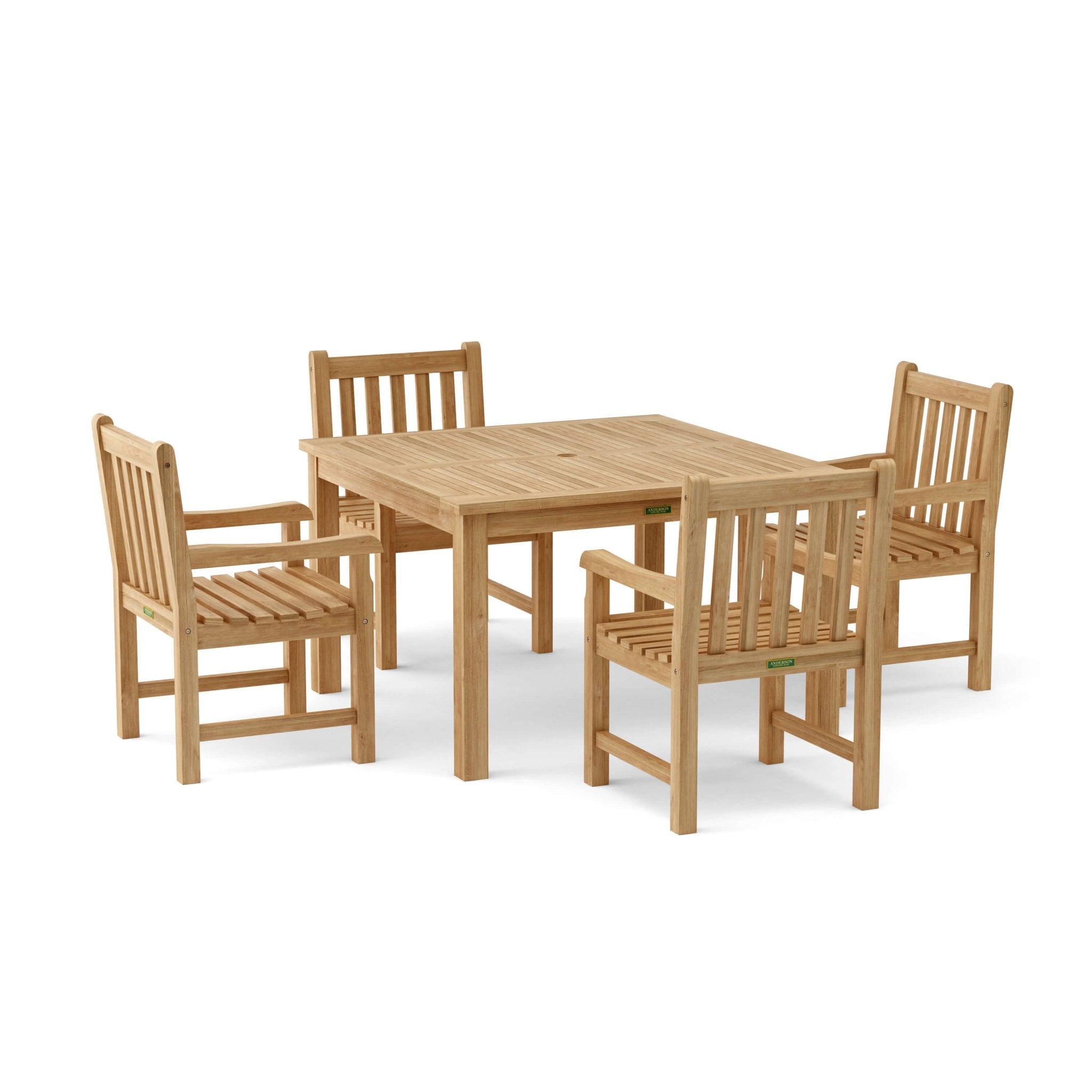 WINDSOR CLASSIC ARMCHAIR 5-PCS DINING TABLE SET - Clinch River Fishing USA