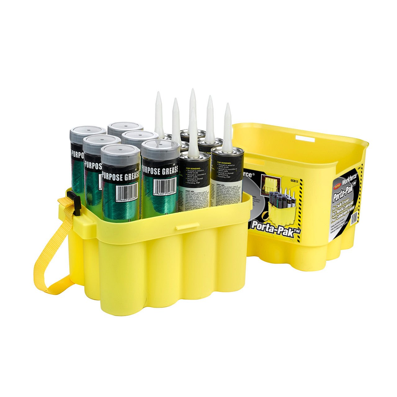 Workforce Porta Pak 12 Pack Grease and Caulk Tube Storage Box - Clinch River Fishing USA