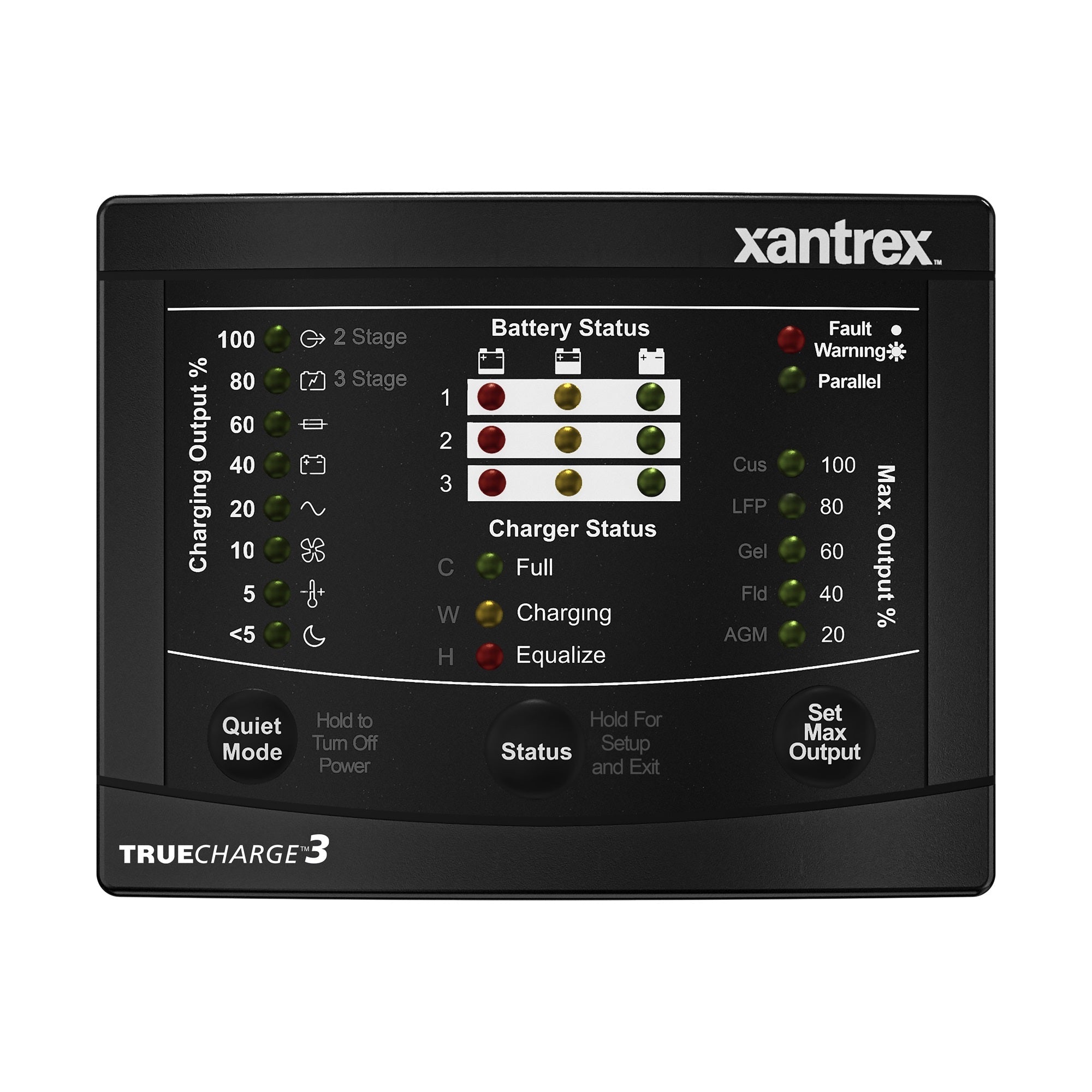 Xantrex 808-8040-10 Remote Panel F/TC3 Chargers - Clinch River Fishing USA