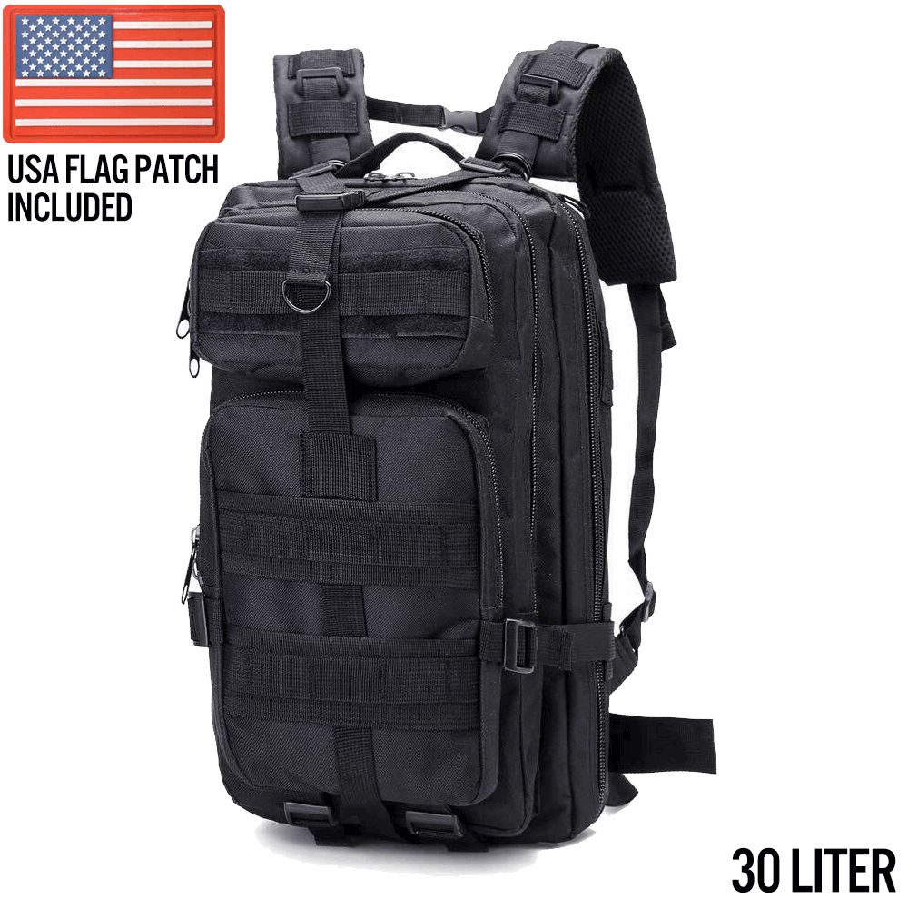 XG - MB30 - Small Tactical Backpack Survival Assault Bag 30 Liter - Clinch River Fishing USA