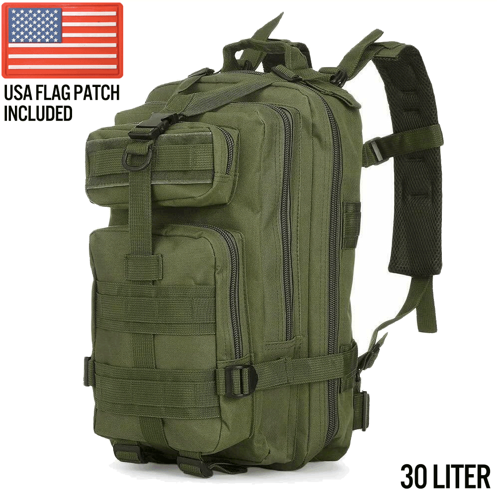 XG - MB30 - Small Tactical Backpack Survival Assault Bag 30 Liter - Clinch River Fishing USA