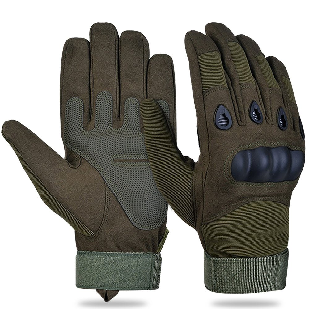 XG - TG1 Tactical Self Defense Gloves Hard Knuckle (Full Finger) - Clinch River Fishing USA