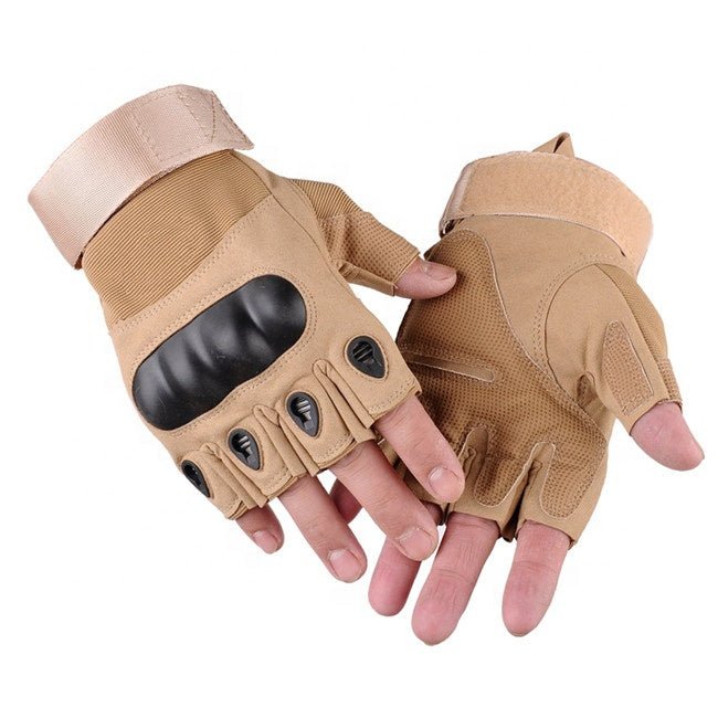 XG - TG2 Hard Knuckle Tactical Gloves (Half Finger) Military Style - Clinch River Fishing USA