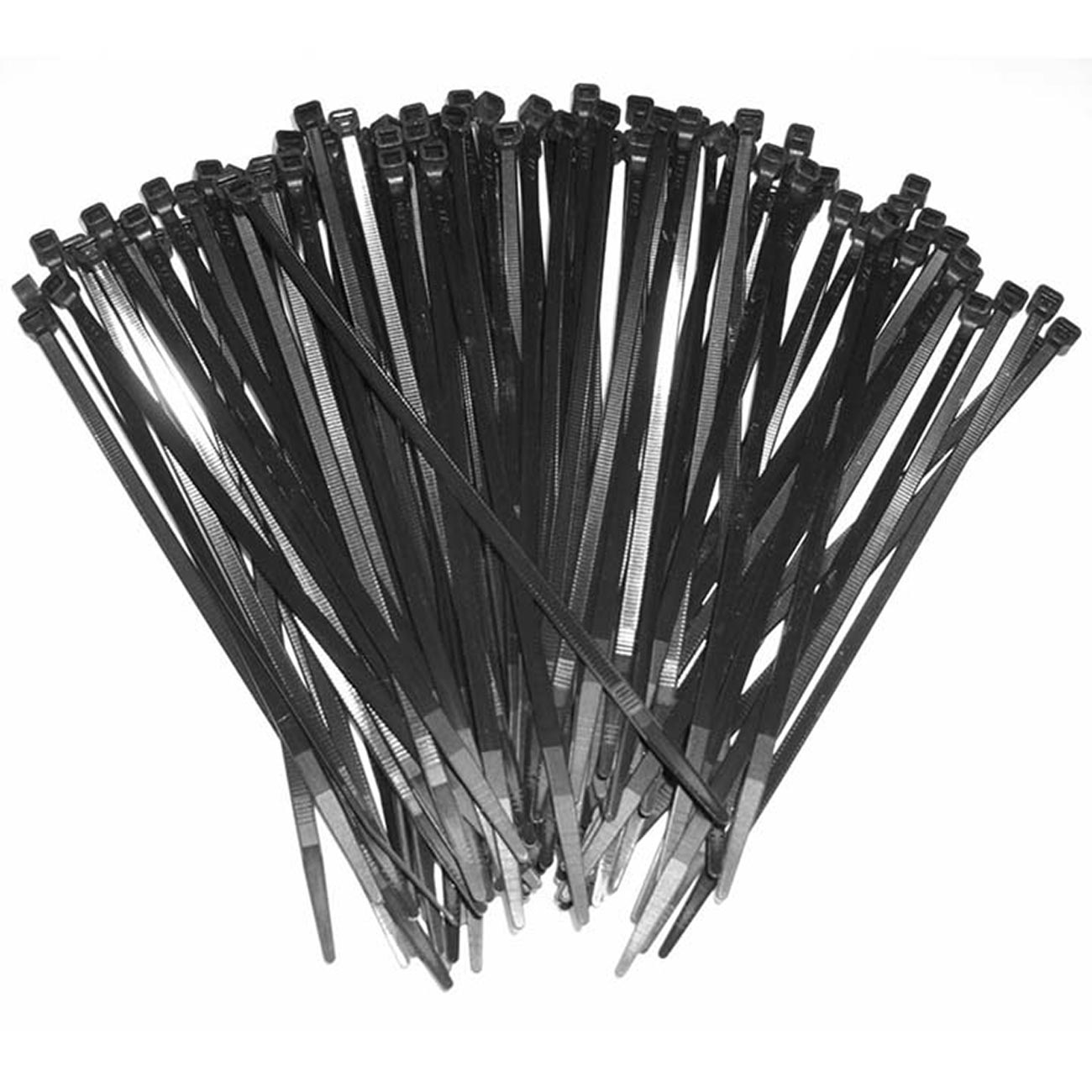 Xscorpion 15GÇ¦ Wire Ties GÇô Black (100 count) - Clinch River Fishing USA