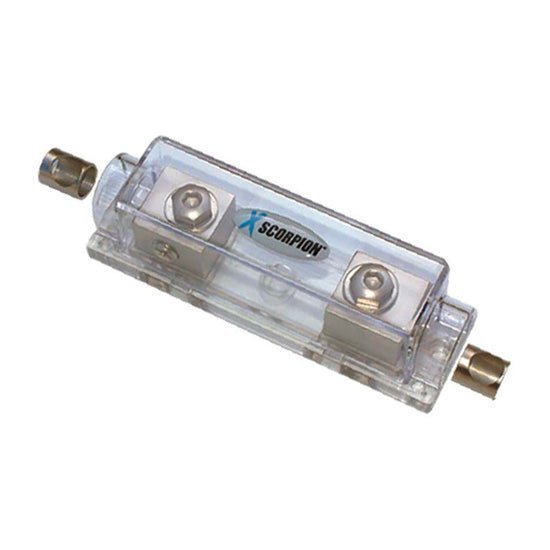 XScorpion ANL Inline Fuse Holder - Platinum Finish - Clinch River Fishing USA