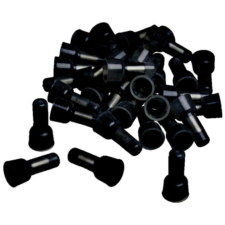 XScorpion Crimp Caps 14/16ga. - Black (100 pack) - Clinch River Fishing USA