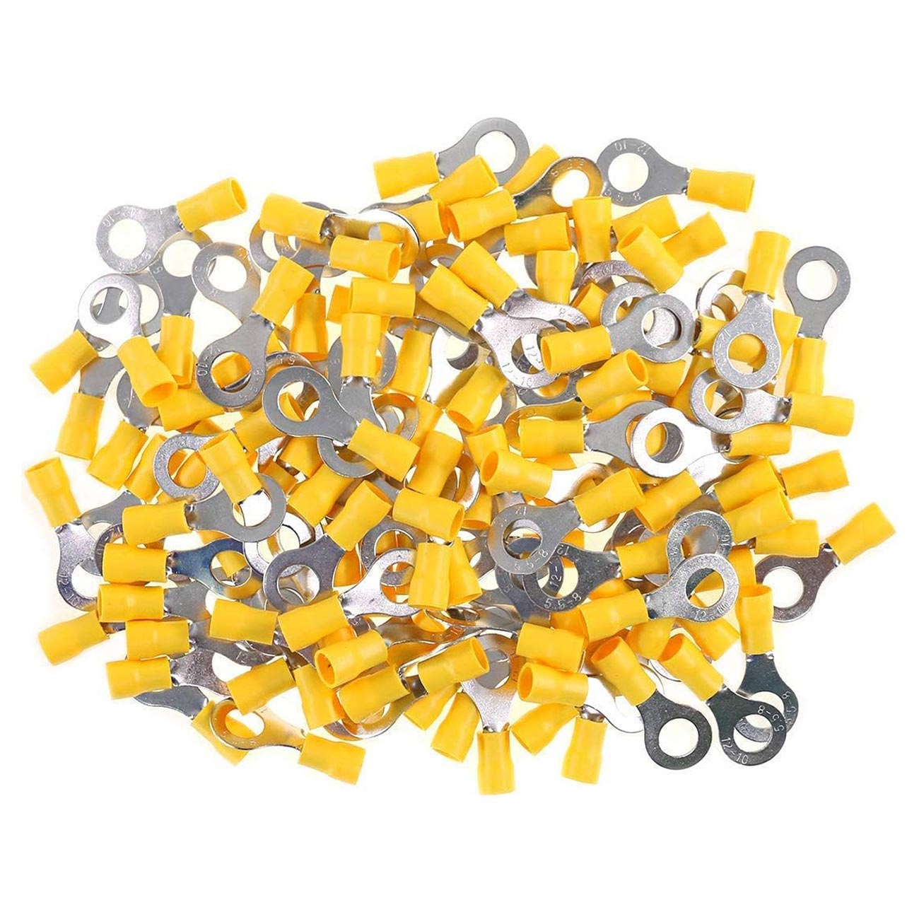 XScorpion Ring Terminal 12/10 ga. 10 - Yellow (100 pack) - Clinch River Fishing USA