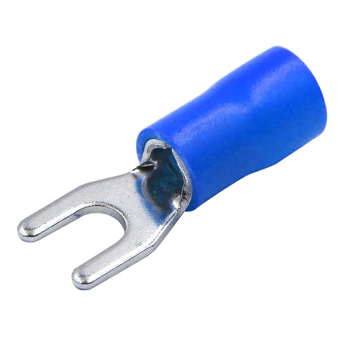 XScorpion Spade Terminals - 8 14/16ga. - Blue (100 pack) - Clinch River Fishing USA