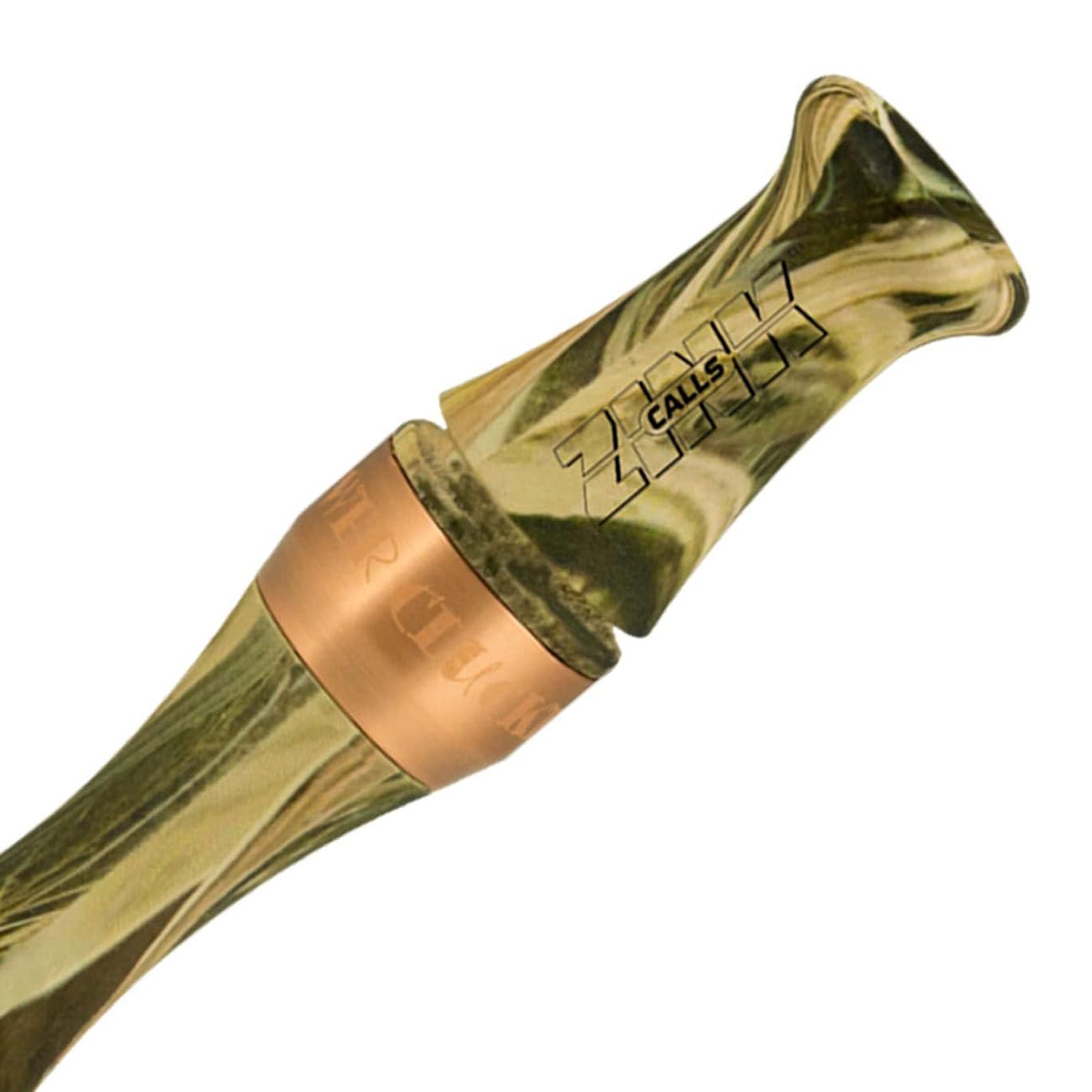 ZINK "Power Cluck 1" Poly Goose Call - Mossy Oak Shadow Grass Blades - Clinch River Fishing USA