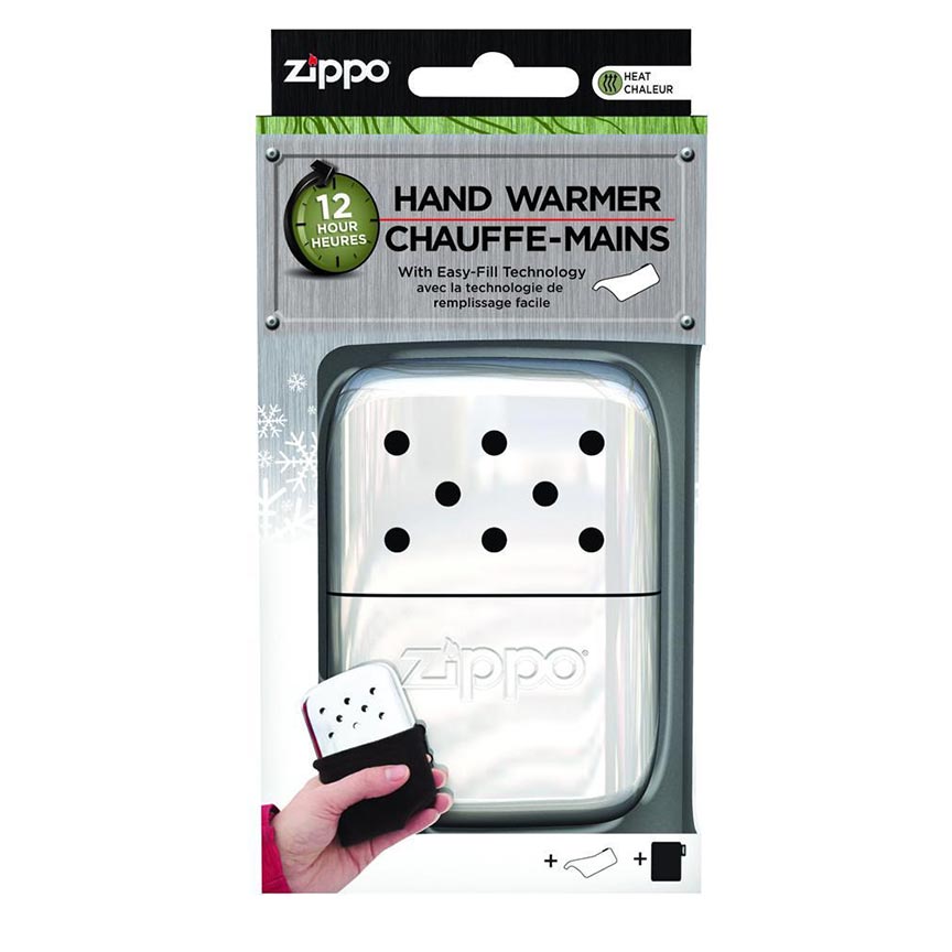 Zippo 12 - hour Refillable Hand Warmer - High Polish Chrome - Clinch River Fishing USA