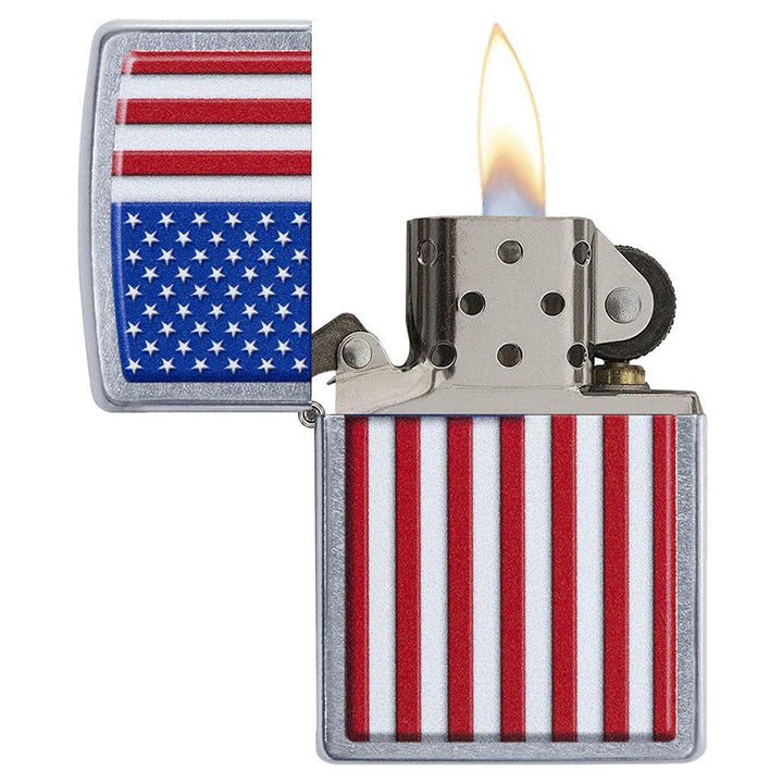 Zippo '207 Patriotic - Clinch River Fishing USA