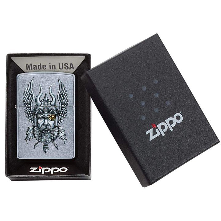 Zippo 207 Viking Warrior Design - Clinch River Fishing USA