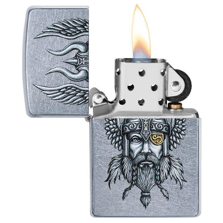 Zippo 207 Viking Warrior Design - Clinch River Fishing USA