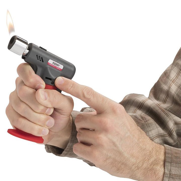 Zippo Fire Fast Torch Gray Red - Clinch River Fishing USA