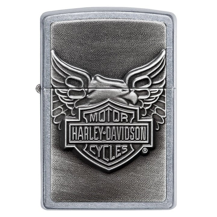 Zippo Harley - davidson Eagle Wings Pocket Lighter - Clinch River Fishing USA