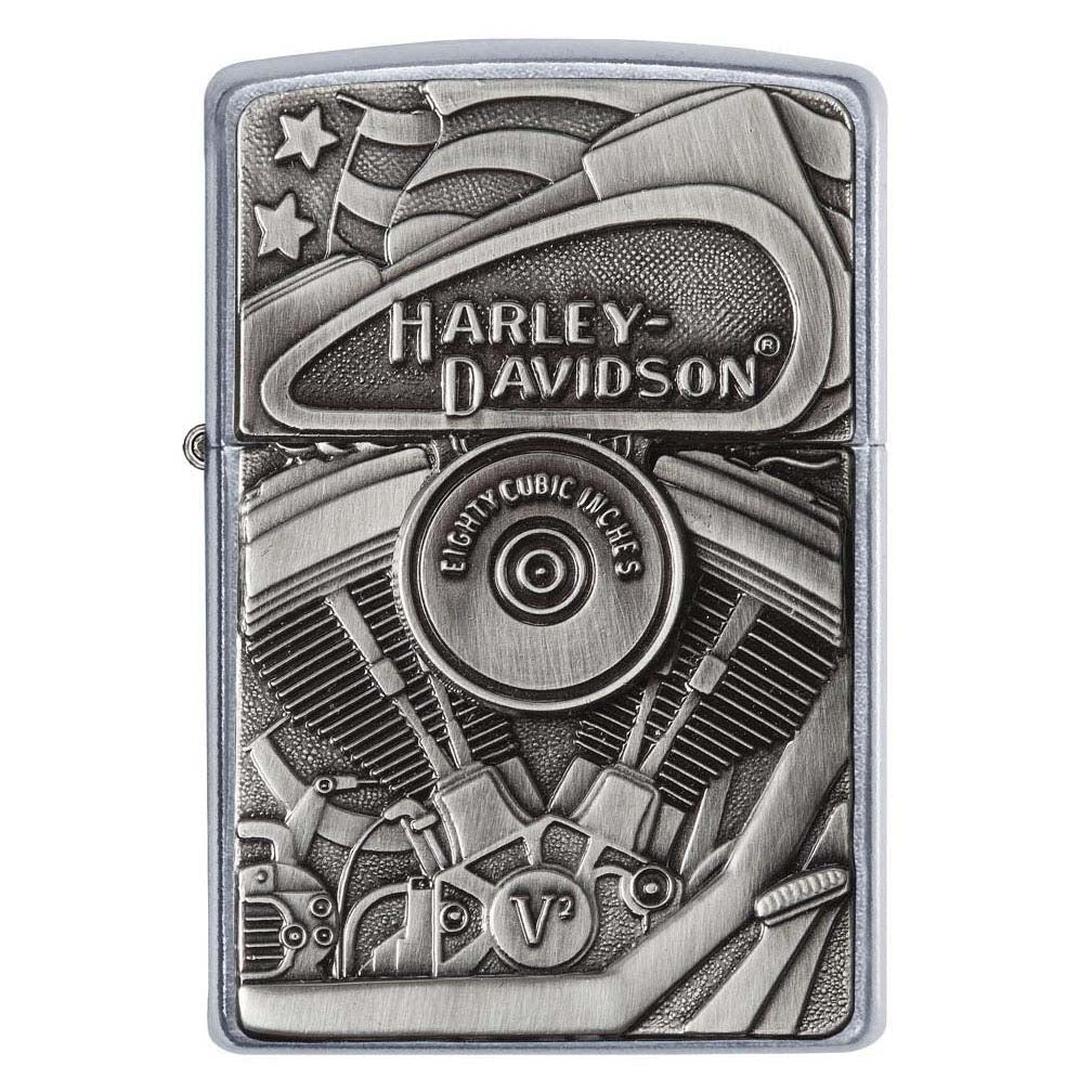 Zippo Harley - davidson Street Chrome Motor Flag - Clinch River Fishing USA