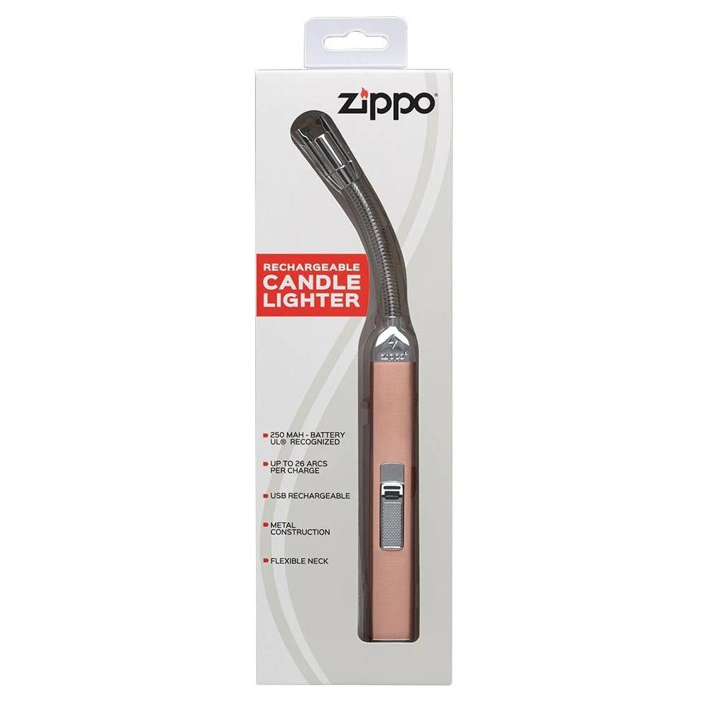 Zippo Rechargeable Flexible Neck Candle Lighter (Rose Gold) - Clinch River Fishing USA
